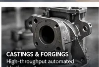 Concept rendering for Automated Blasting for Castings & Forgings