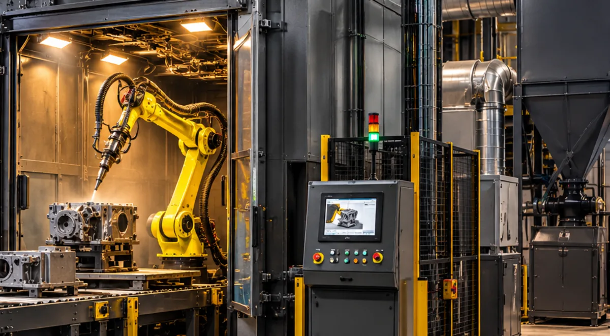 Concept rendering for Automated Abrasive Blasting Frequently Asked Questions
